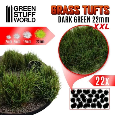 Produktbild von Grass TUFTS XXL - 22mm self-adhesive - DARK GREEN