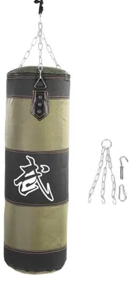 Produktbild von Omgoods - Leerer Boxsack – Schwerer Boxsack – Zum Aufhängen – Für Kickboxen – Muay Thai – Kampftraining – 80 cm – Boxsacktraining
