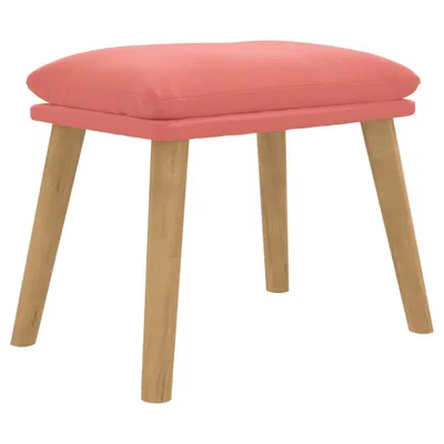 Obrázek produktu pro Podnožka růžová 45x29,5x35 cm samet