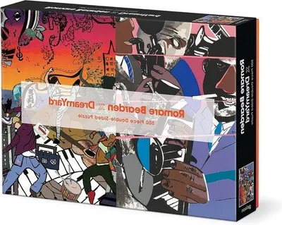 Productafbeelding van Kleurenrijk dubbelzijdig puzzelspel - Kartonnen legpuzzel voor ontspanning - 2 zijden - 500 stukjes