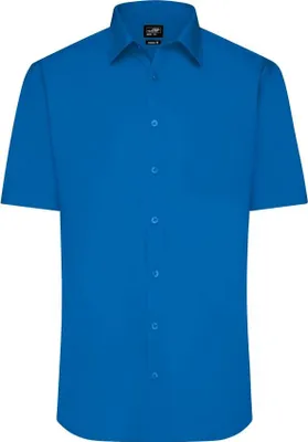 Produktbild von Klassisches Shirt aus pflegeleichtem Mischgewebe royal, Gr. M