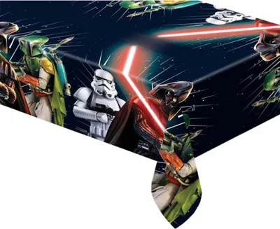 Immagine prodotto di Tovaglia per feste Star Wars - Il risveglio della forza - 120 x 180 cm