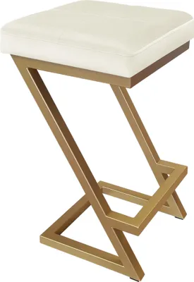 Obrázok produktu pre Barová stolička ZETA LOFT METAL, zlatá podnož MG50