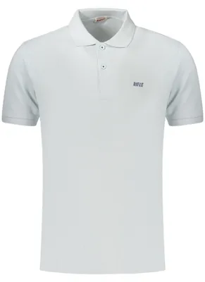 Immagine prodotto di Polo da uomo a maniche corte blu con stampa e logo