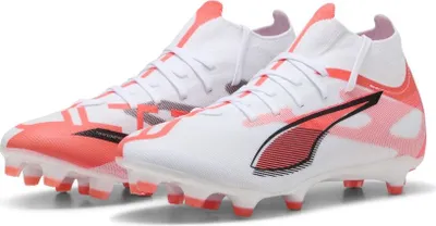 Produktbild von Puma ULTRA 5 MATCH FG/AG Wn s PUMA White-PUMA Black-Glowing Red 41.5