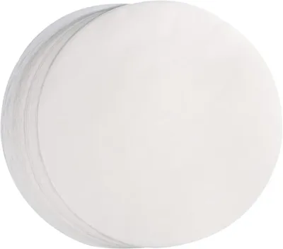 Imagen del producto de Papel de hornear redondo, con revestimiento antiadherente, de 17,8 cm de diámetro, 100 unidades, apto para horno y freidora de aire