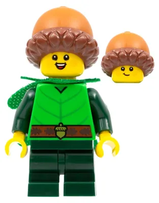 Image de LEGO, figurine de lutin des bois, série 22 (figurine uniquement, sans support (col393))