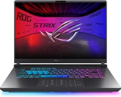 Produktbild von Gaming-Laptop ASUS ROG Strix G16, G615LW-S5047, 16 Zoll, 2.5K (2560 x 1600, WQXGA) 16:10 Seitenverhältnis, ROG Nebula Display, Intel® Core™ Ultra 9 Prozessor 275HX 2,7 GHz (36MB Cache, bis zu 5,4 GHz, 24 Kerne, 24 Threads); Intel® AI Boost NPU bis zu 13TOPS
