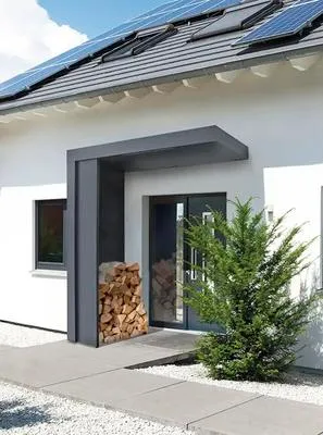 Produktbild von Gutta Blende BS Depot RAL 7016 anthrazit 33x220 cm