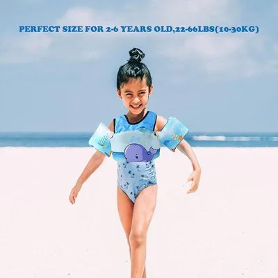 Produktbild von Famanu Schwimmweste für Kinder - Schwimmhilfe für Jungen und Mädchen von 2-6 Jahren, 10-25 kg