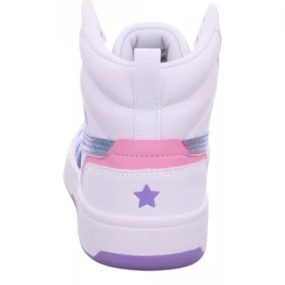 Image de Puma Puma Rebound V6 Mid Bouncy Sky Jr Sneakers Hoog - Wit - Maat 38