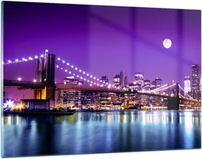 Produktbild von Bilder auf glas - Amerika wohnung architektur - 120x80cm - Glasbilder - Wandbilder - Kunstdruck - zum Aufhängen bereit - Wanddekoration aus Glas - Glas Bilder - Wandbild auf Glas - GAA120x80-2443
