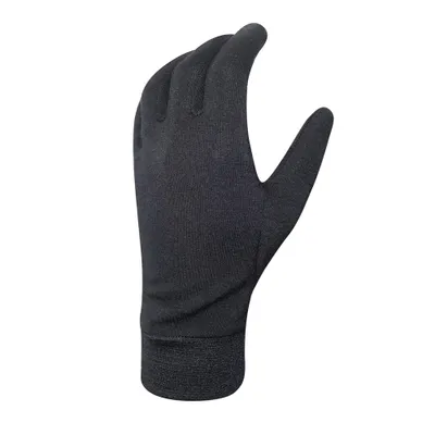 Produktbild von CHIBA Merino Handschuh - Unterziehhandschuh, Touchfinger, Größe M, schwarz