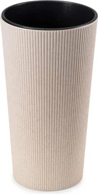 Immagine prodotto di HowHomely | Fioriera, 19,6 x 36 cm, bianco-beige, vasi da fiori - moderni, resistenti alle intemperie