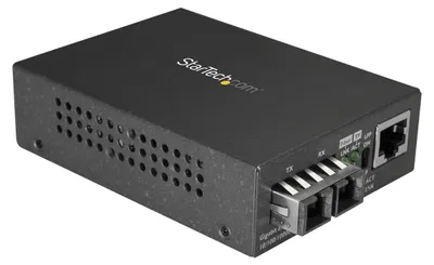 Obrázek produktu pro StarTech.com MCMGBSCMM055, 1000 Mbit/s, 100Base-TX, 1000Base-T, 1000Base-SX, IEEE 802.1Q, IEEE 802.3, IEEE 802.3ab, IEEE 802.3u, IEEE 802.3x, IEEE 802.3z, Fast Ethernet, Gigabit Ethernet, 10,100,1000 Mbit/s