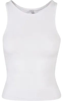 Image de Build Your Brand - Haut sans manches dos nageur pour femmes LT2168 (4XL) (blanc)