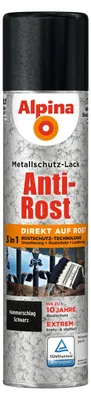 Produktbild von Alpina Sprühmetallschutz-Lack Hammerschlag 400 ml schwarz