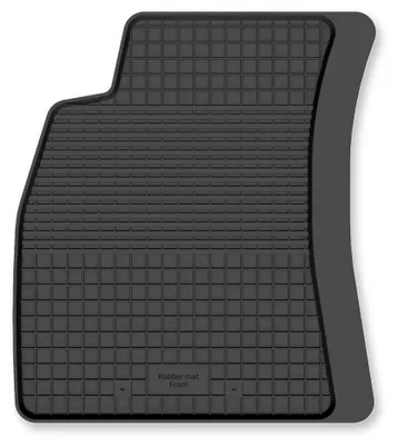 Produktbild von Fahrermatte Gummi für Audi A4 B8 2007-2015 (Limousine/Kombi/Van) – Schwarz, Semi-Universal, angepasst – Wielganizator Semi-Universal