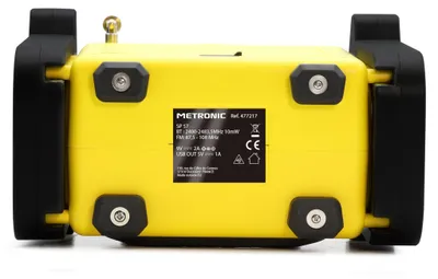 Zdjęcie produktu dla Radiotelefon budowlany Metronic 477217 Bluetooth Port ładowania USB Funkcja telefonu
