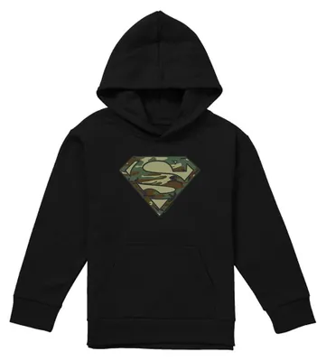 Produktbild von Superman - Hoodie zum Überziehen für Kinder TV41035 (152-158) (Schwarz)