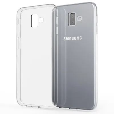 Obrázek produktu pro Pouzdro NALIA „GLAZE“ pro Samsung Galaxy J6 Plus – čiré ochranné pouzdro z TPU, proti žloutnutí, tenké a lehké – průhledné pouzdro na mobil