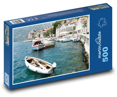 Zdjęcie produktu dla Puzzle 500 Port w Kotorze, Czarnogóra - martinpuzzle