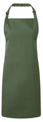 Produktbild von Premier Workwear PR150 | Latzschürze ŽColoursŽ - Waschbar bei 60 °C - Farbe: Moss Green (ca. Pantone 2410C) - Größe: 72 x 86 cm