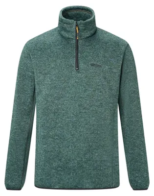 Produktbild von Regatta - "Newhill" Fleece-Oberteil für Herren, mit halbem Reißverschluss RG13272 (3XL) (Dunkelwaldgrün)