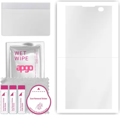 Produktbild von apgo Hydrogel Schutzfolie, Klar, kompatibel mit Sony Xperia XA2 Plus, flexibele Displayschutzfolie, Folie mit Positionierhilfe, kratzfest, einfache Montage