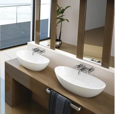 Obrázek produktu pro Umyvadlo na desku Namur 600 x 350 x 120 mm, bílé