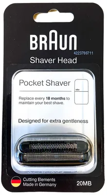 Zdjęcie produktu dla Głowica wymienna do golarki Braun Pocket Shaver M-1010, M-1100, M-1012
