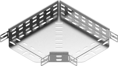 Immagine prodotto di curva a 90° KKL100H42, spessore lamiera 0,7 mm