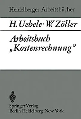 Produktbild von Arbeitsbuch "Kostenrechnung"