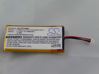 Zdjęcie produktu dla Bateria litowo-polimerowa - 1000mAh (3.7V) - do pilota zdalnego sterowania Crestron LPPCZRST1S1P, TPMC-3X-BTP