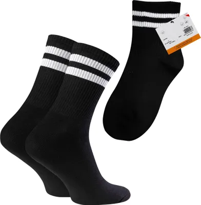 Obrázek produktu pro Bavlněné ponožky 3 páry 39-44 dámské ponožky pánské ponožky unisex černé