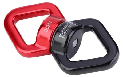 Obrázek produktu pro 30 kN venkovní otočné zařízení – nejbezpečnější otočný spoj pro houpačky, lezení a jógu – černá