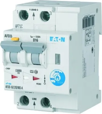 Produktbild von Eaton AFDD BRANDSCHUTZSCHALTER 2.POL (AFDD-16/2/C/003-A)