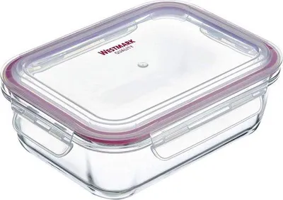 Obrázek produktu pro Skleněná nádoba 370 ml, vzduchotěsná, vhodná do mikrovlnné trouby a do trouby, do kuchyně