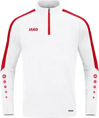 Obrázok produktu pre Jako Power Ziptop Men - White / Red