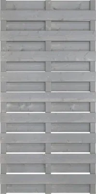 Produktbild von Zaun Teilelement Konsta Joris 90 x 180 cm hellgrau