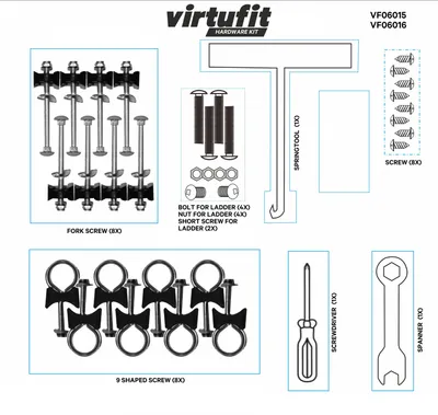 Zdjęcie produktu dla Zestawy sprzętowe: VF06015-274, VF06015-305, VF06015-366, VF06016-274, VF06016-305, VF06016-366