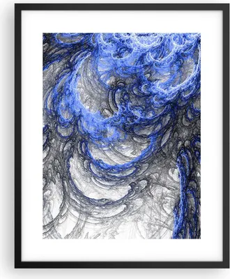 Produktbild von Gerahmtes Poster - Schwarzer Rahmen - Abstraktion modern - 40x50 cm - Wand Bild - Wanddeko - Wandbilder - Kunstposter - Wandposter - Bilderrahmen - Bilder - Kunstdruck - Wandbild - P2BPA40x50-3726