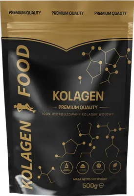 Zdjęcie produktu dla KOLAGEN NATURALNY WOŁOWY 500g Hydrolizat w proszku