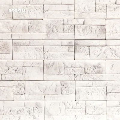 Produktbild von STEGU Savona 1 Gipsstein weiss-grau 30x9,8 cm Wandverkleidung Innen Außen Steinoptik