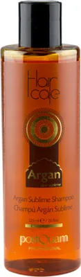 Obrázek produktu pro PostQuam Shampoo Argan Sublime, 225 ml, Šampon, Profesionální, Ženy, Lesklý, Změkčující, Láhev