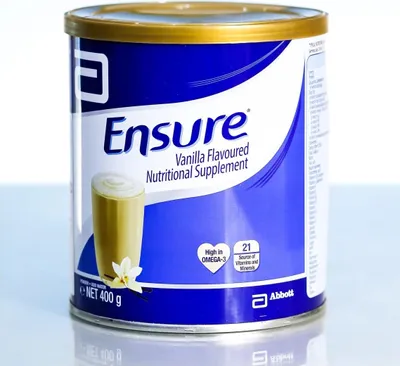 Produktbild von Abbott Ensure Vanille Pulver Trinknahrung Milchpulver 24x400g Dose