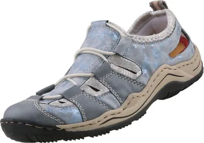 Produktbild von Rieker Damen  Slipper sportlich blau Gr. 40
