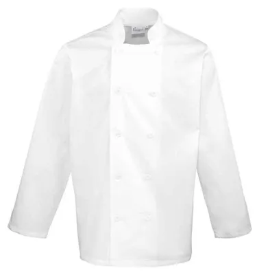 Immagine prodotto di Premier - Giacca da cuoco per uomo/donna unisex a maniche lunghe LT3308 (XXL) (bianca)
