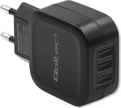 Produktbild von Qoltec 50191 Ladegerät 17W | 5V | 3.4A | 3xUSB