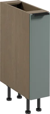 Produktbild von Apothekerschrank 20 x 87 x 52 cm Küchenschrank ohne Arbeitsplatte, Sorento D20C Grün/Eiche